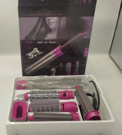 Hot Air Brush 5 in 1 - Hair Straightener